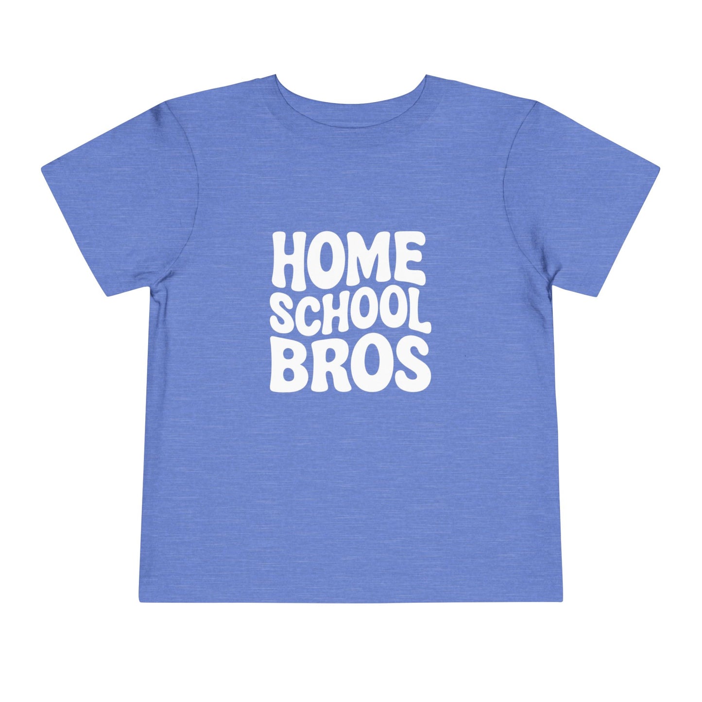Home School Bros Toddler T-Shirt, Fun Kids Tee, Home School Kids Outfit, Playful Short Sleeve Shirt, Gift for Young Learners