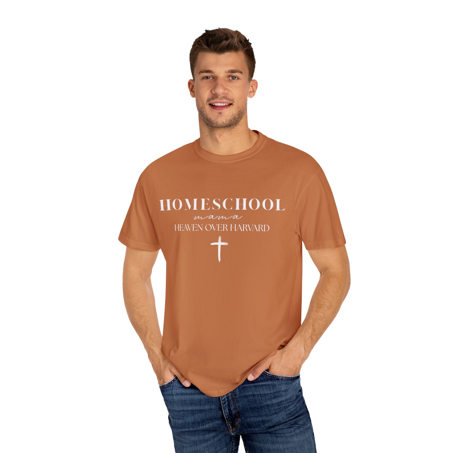 Homeschool Life T-Shirt, Unisex Garment-Dyed Tee, Relaxed Fit, Gift for Homeschool Families, Casual Wear, Educational Humor Shirt