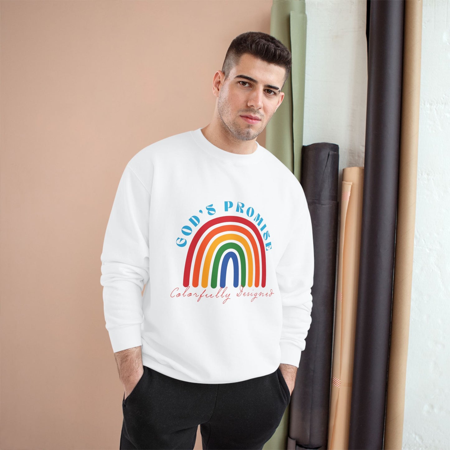 Rainbow Promise Champion Sweatshirt // unisex
