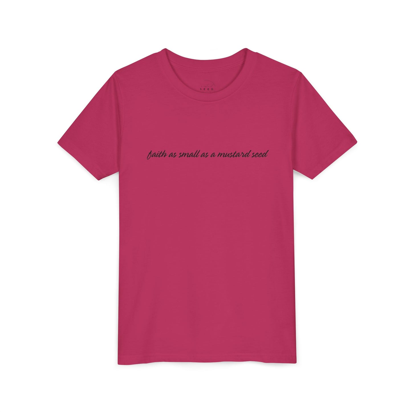 kid's faith as small as a mustard seed word // unisex