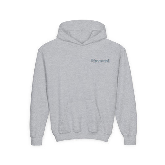 kid's #Favored embroidered hoodie// unisex