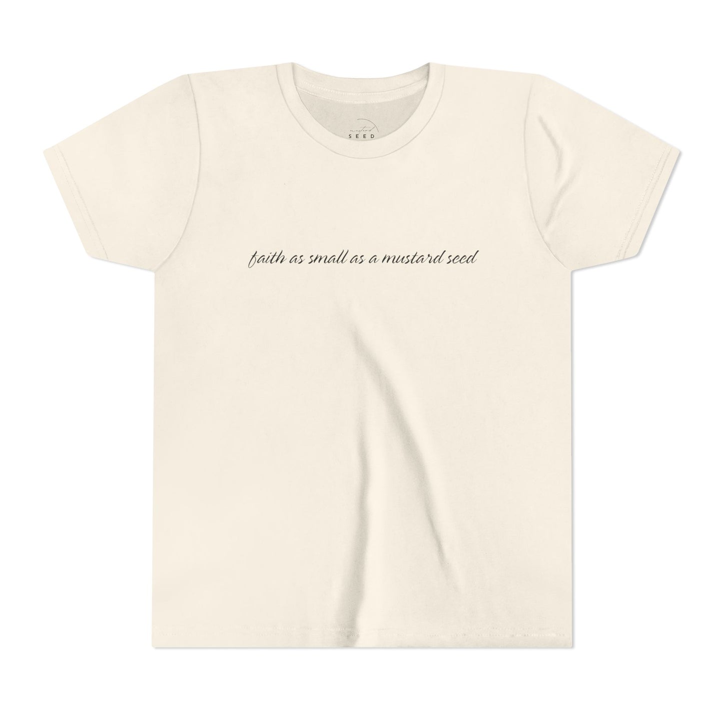 kid's faith as small as a mustard seed word // unisex