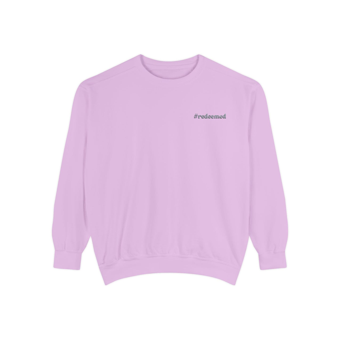 #redeemed Embroidered Sweatshirt// unisex