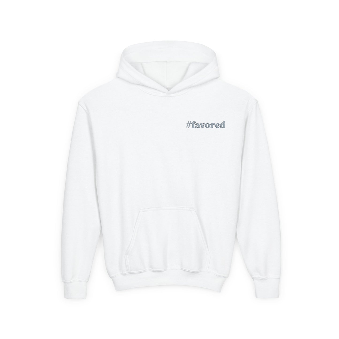 kid's #Favored embroidered hoodie// unisex