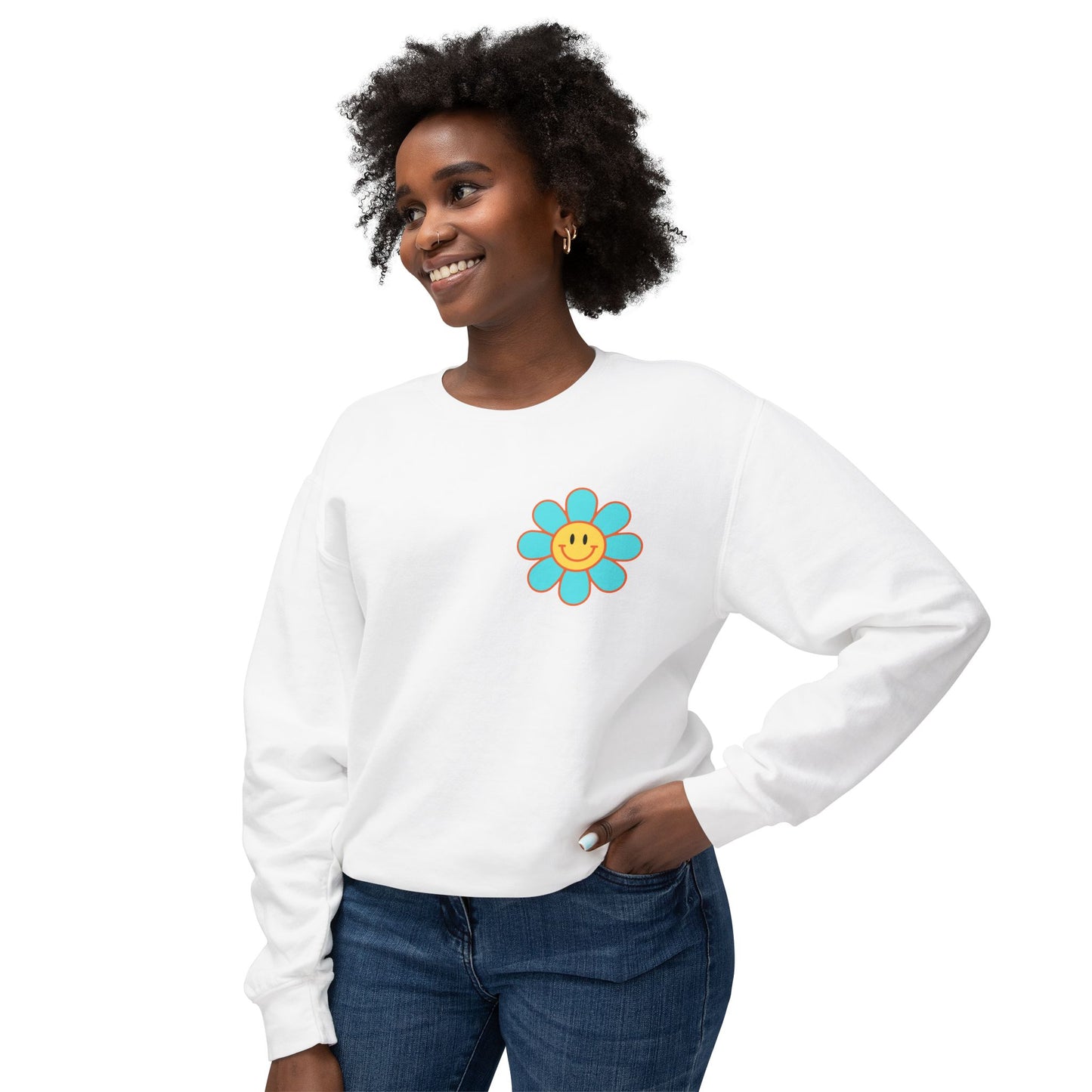 Smiley Face Wake Up List Sweatshirt // unisex