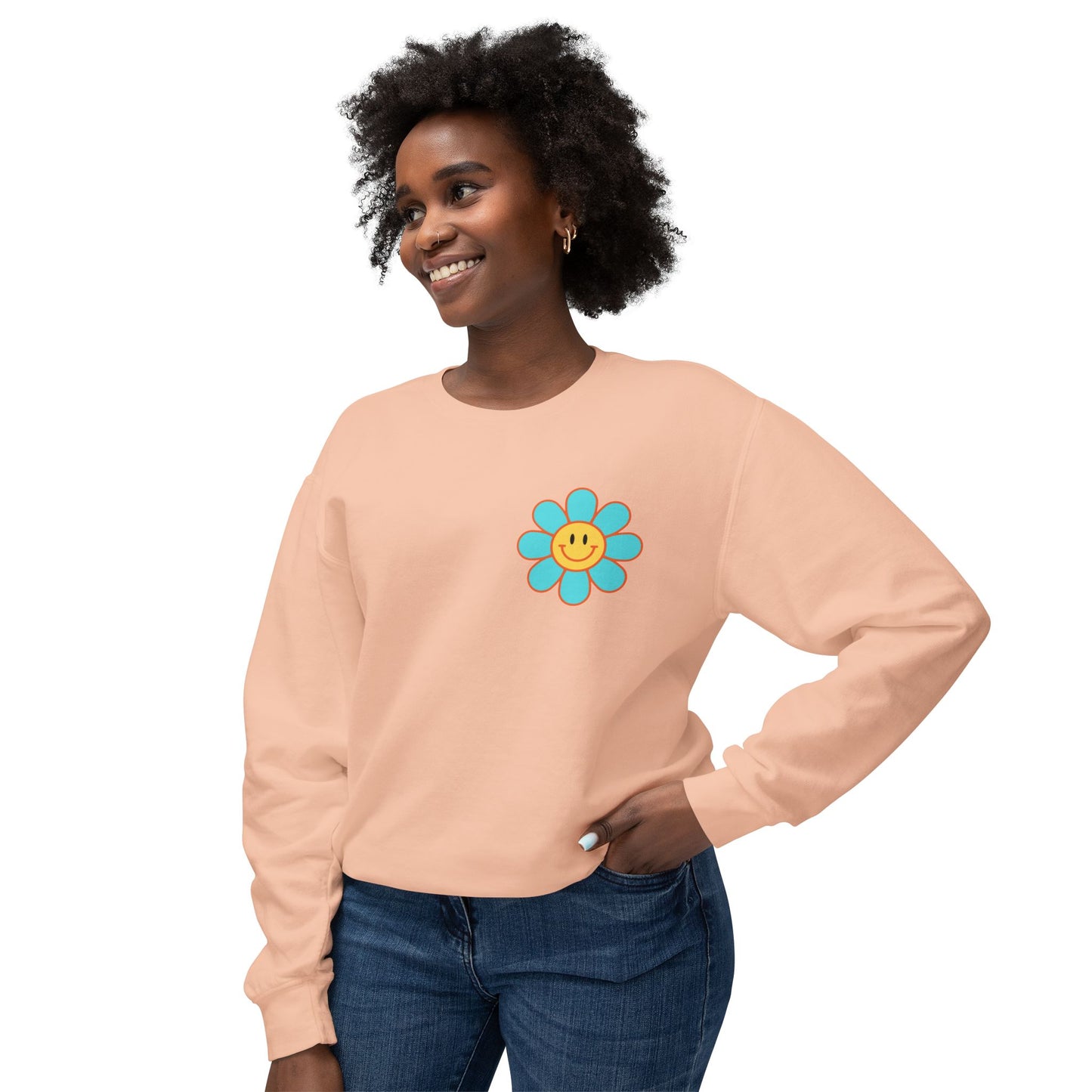 Smiley Face Wake Up List Sweatshirt // unisex