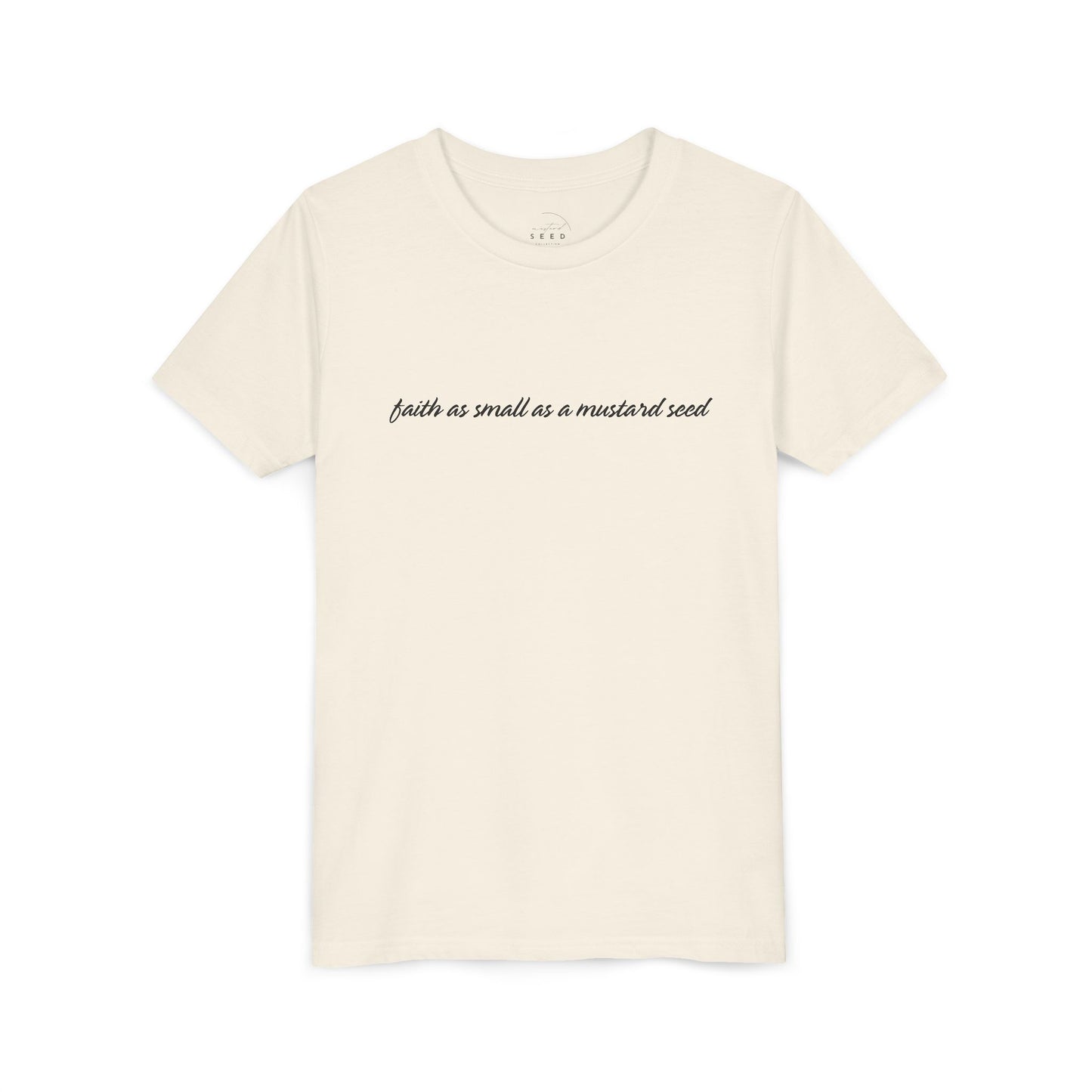 kid's faith as small as a mustard seed word // unisex