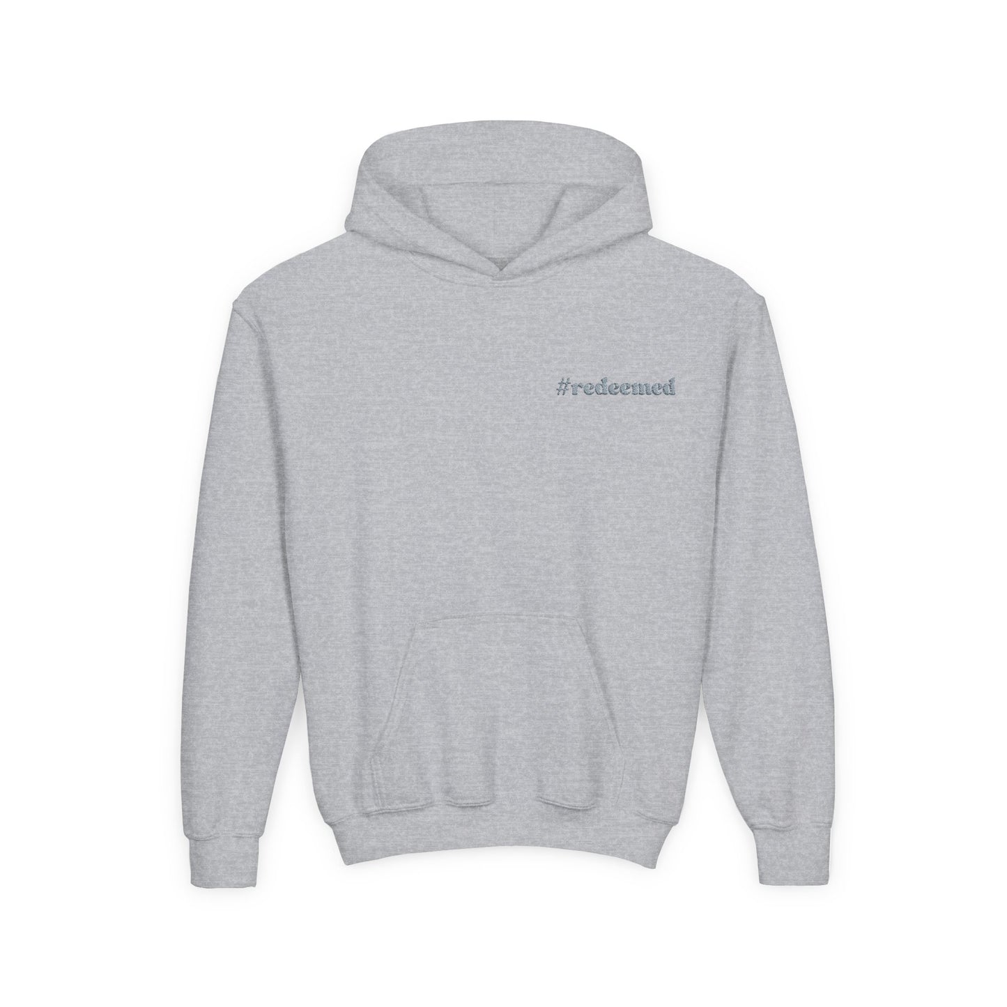 kid's #redeemed embroidered hoodie // unisex