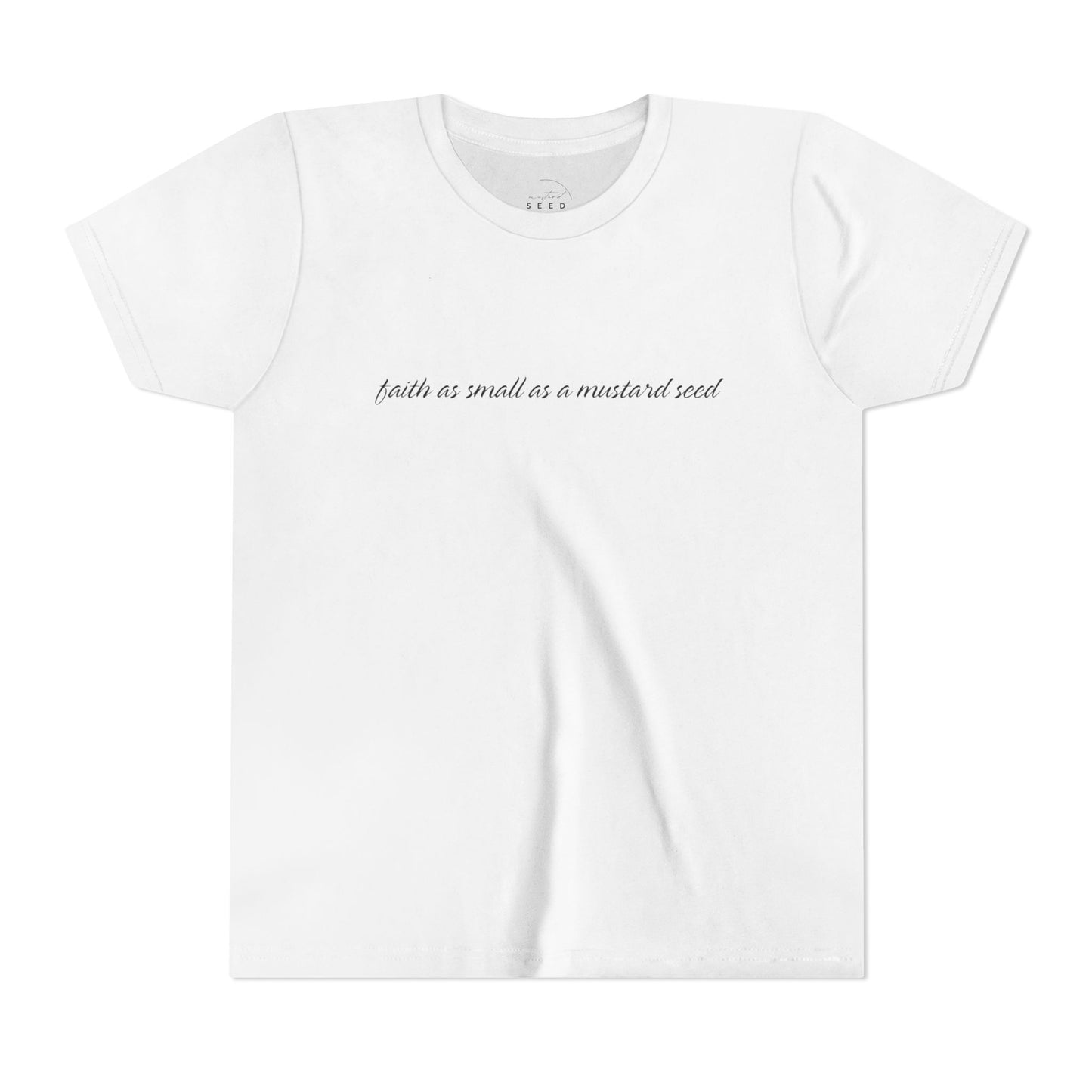 kid's faith as small as a mustard seed word // unisex
