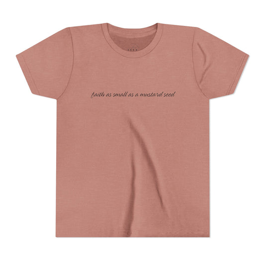 kid's faith as small as a mustard seed word // unisex