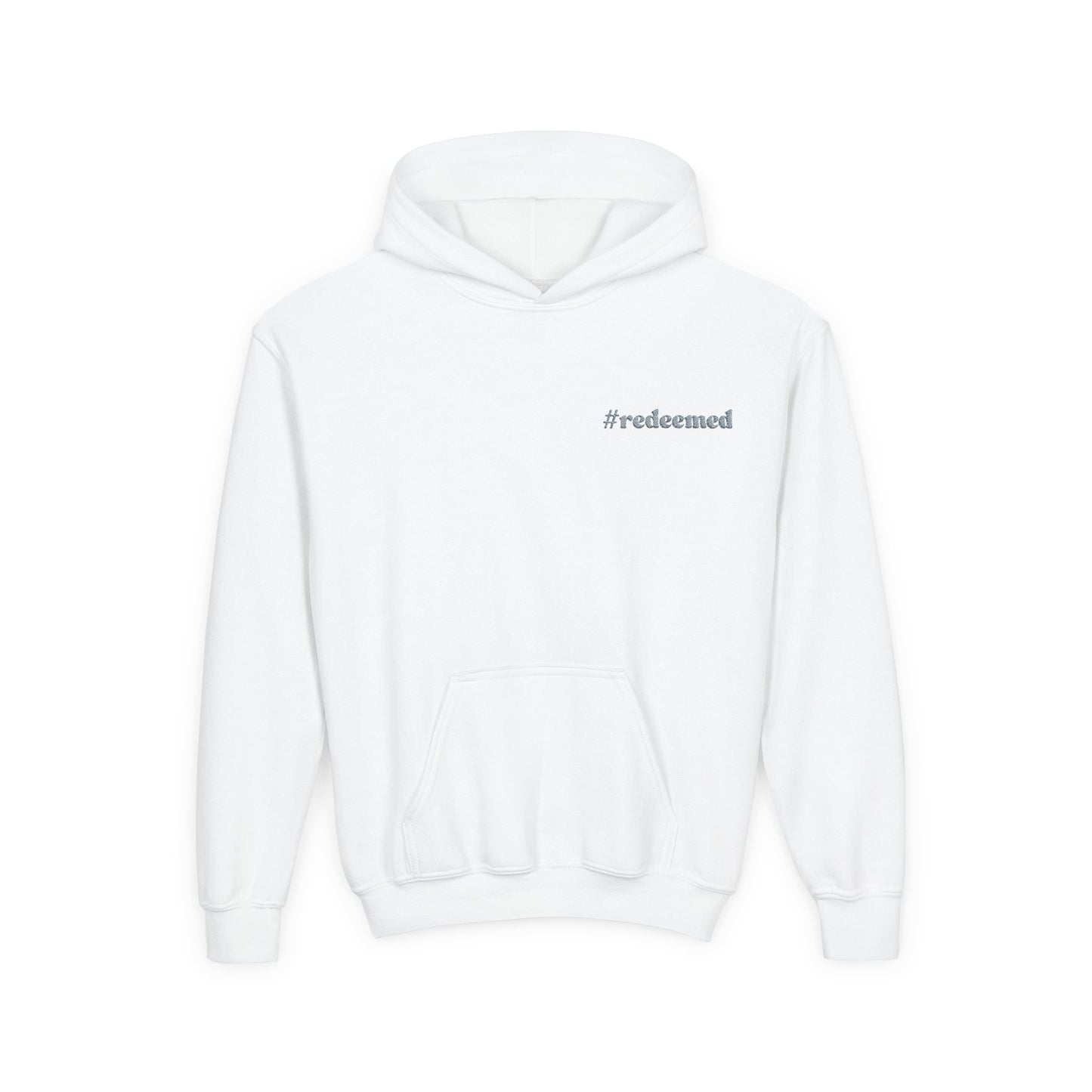 kid's #redeemed embroidered hoodie // unisex
