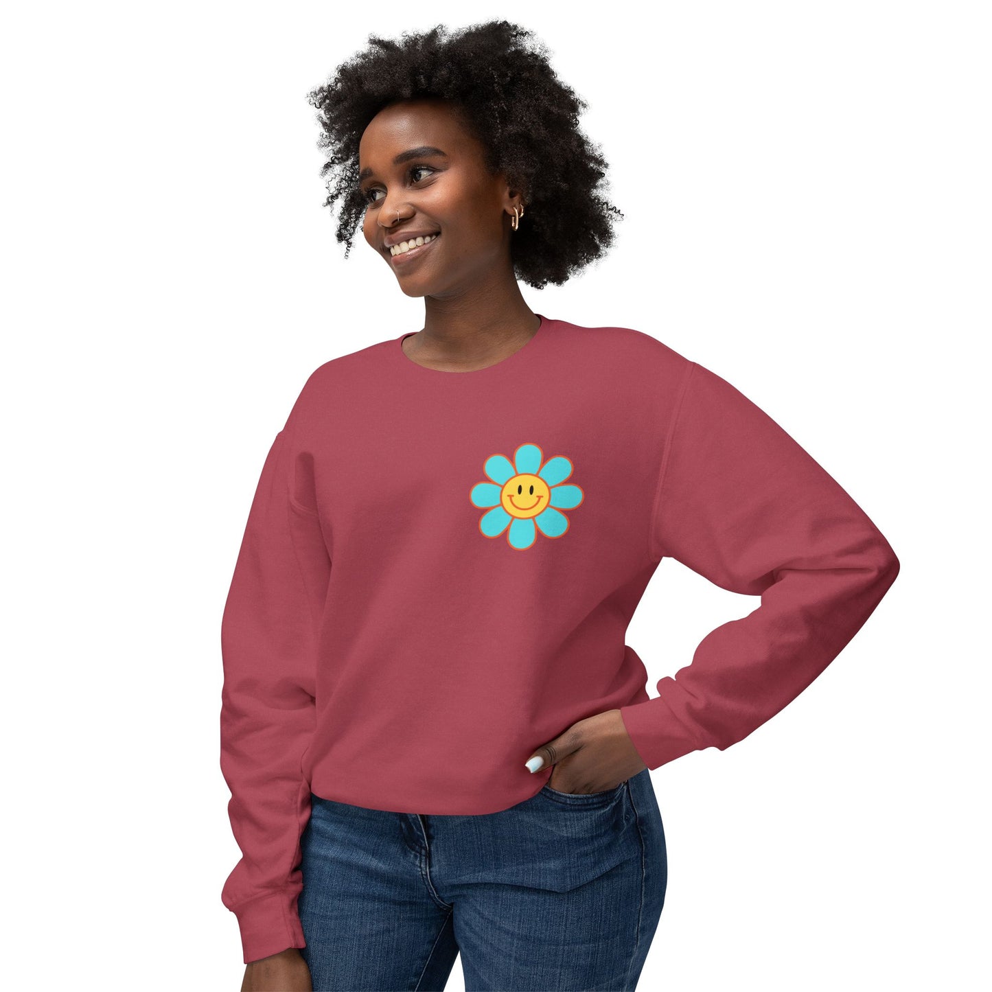Smiley Face Wake Up List Sweatshirt // unisex