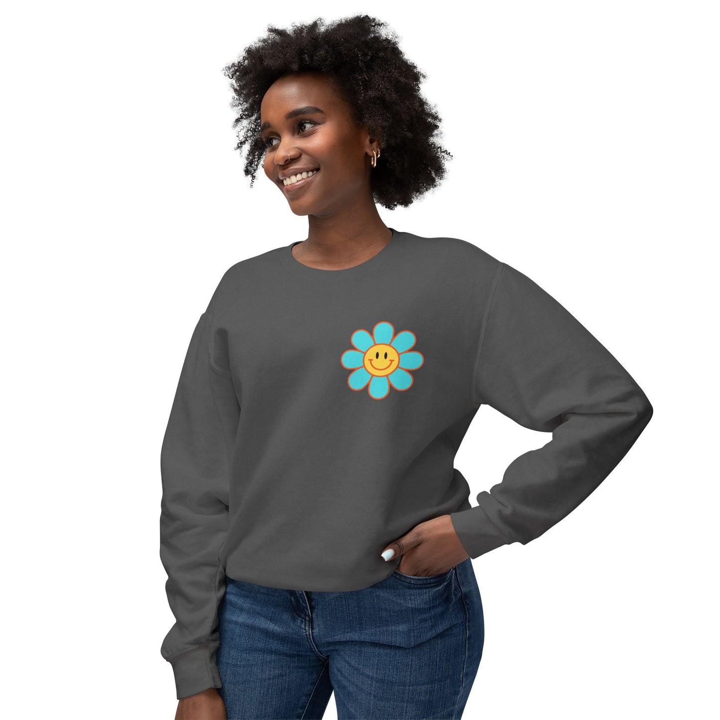Smiley Face Wake Up List Sweatshirt // unisex