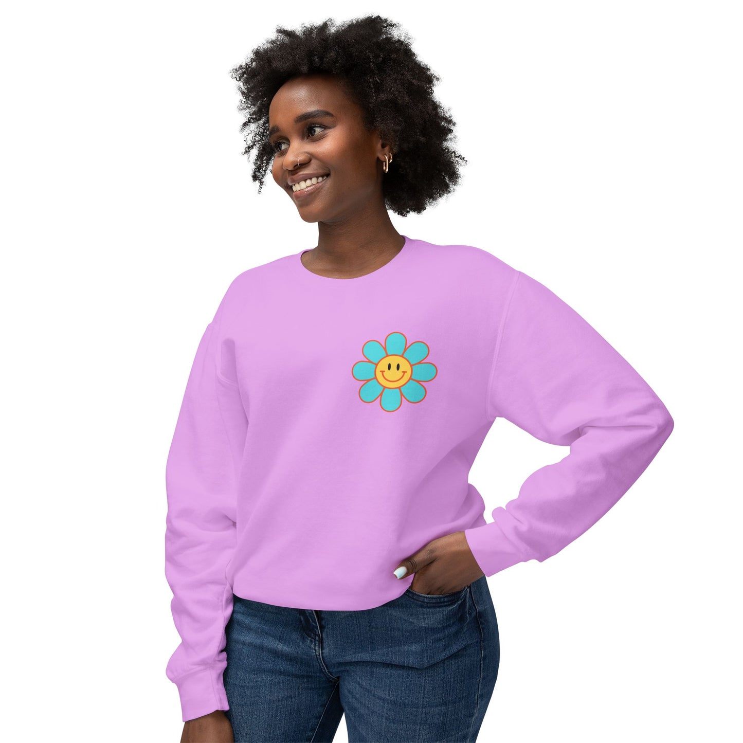 Smiley Face Wake Up List Sweatshirt // unisex