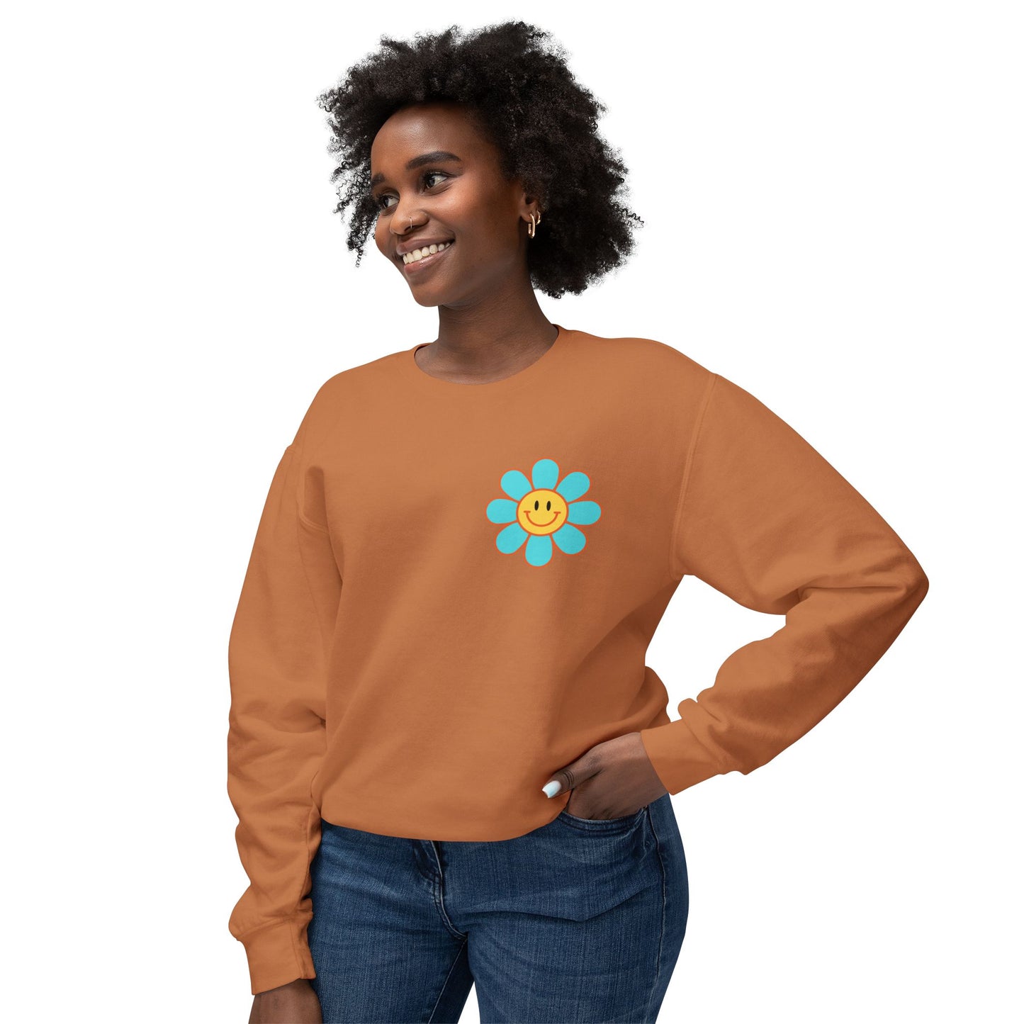 Smiley Face Wake Up List Sweatshirt // unisex