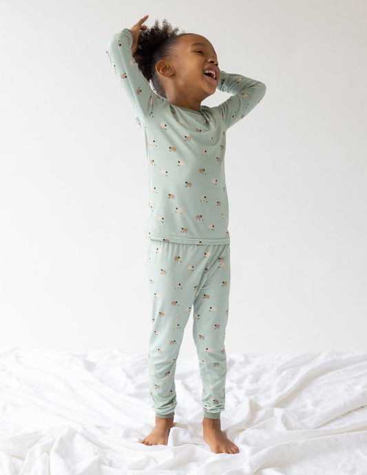 Lamb Bamboo Kids Pajama Set