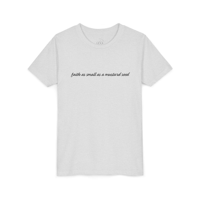 kid's faith as small as a mustard seed word // unisex