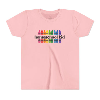 Homeschool Kid Crayon T-Shirt