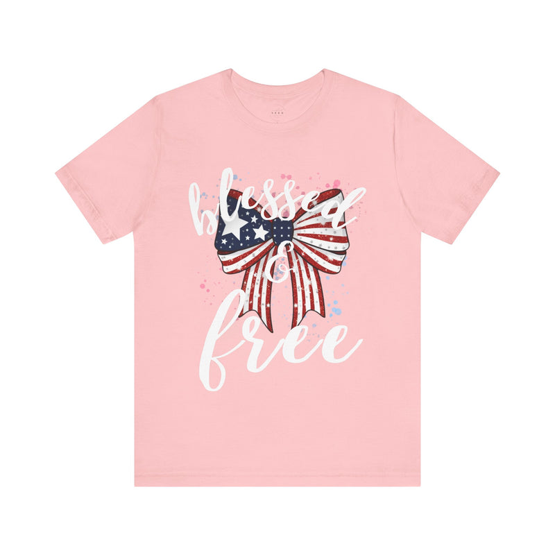 Blessed and Free Christian T-Shirt – Super Soft Sensory-Friendly Faith Tee