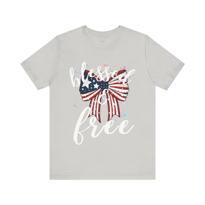 Blessed and Free Christian T-Shirt – Super Soft Sensory-Friendly Faith Tee