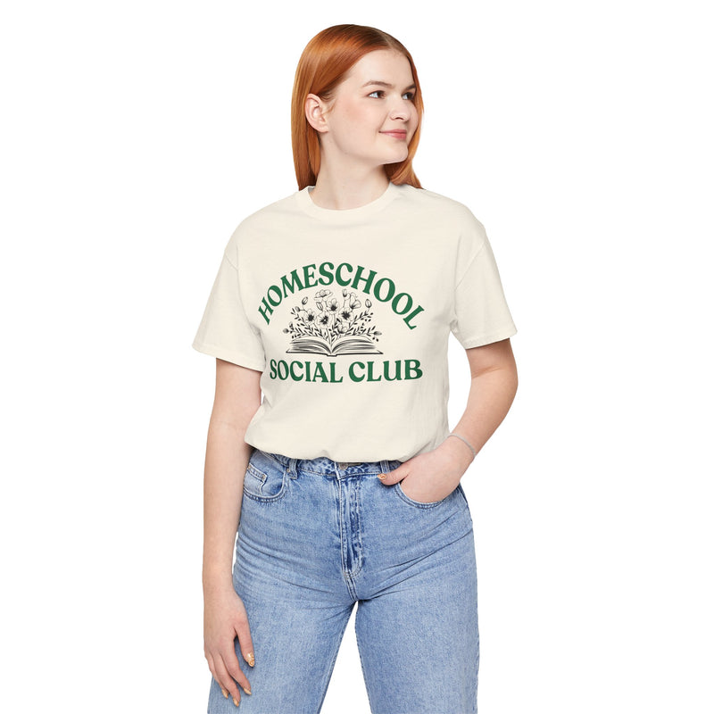 Homeschool Social Club Mom Tee - Unisex Jersey Short Sleeve