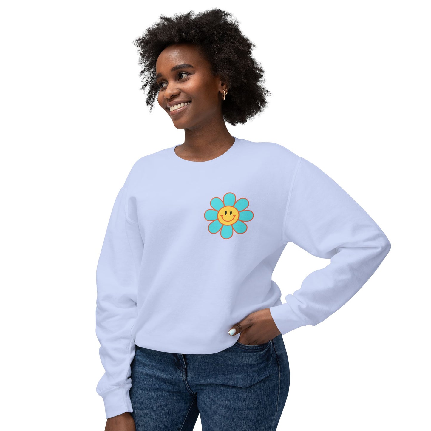 Smiley Face Wake Up List Sweatshirt // unisex