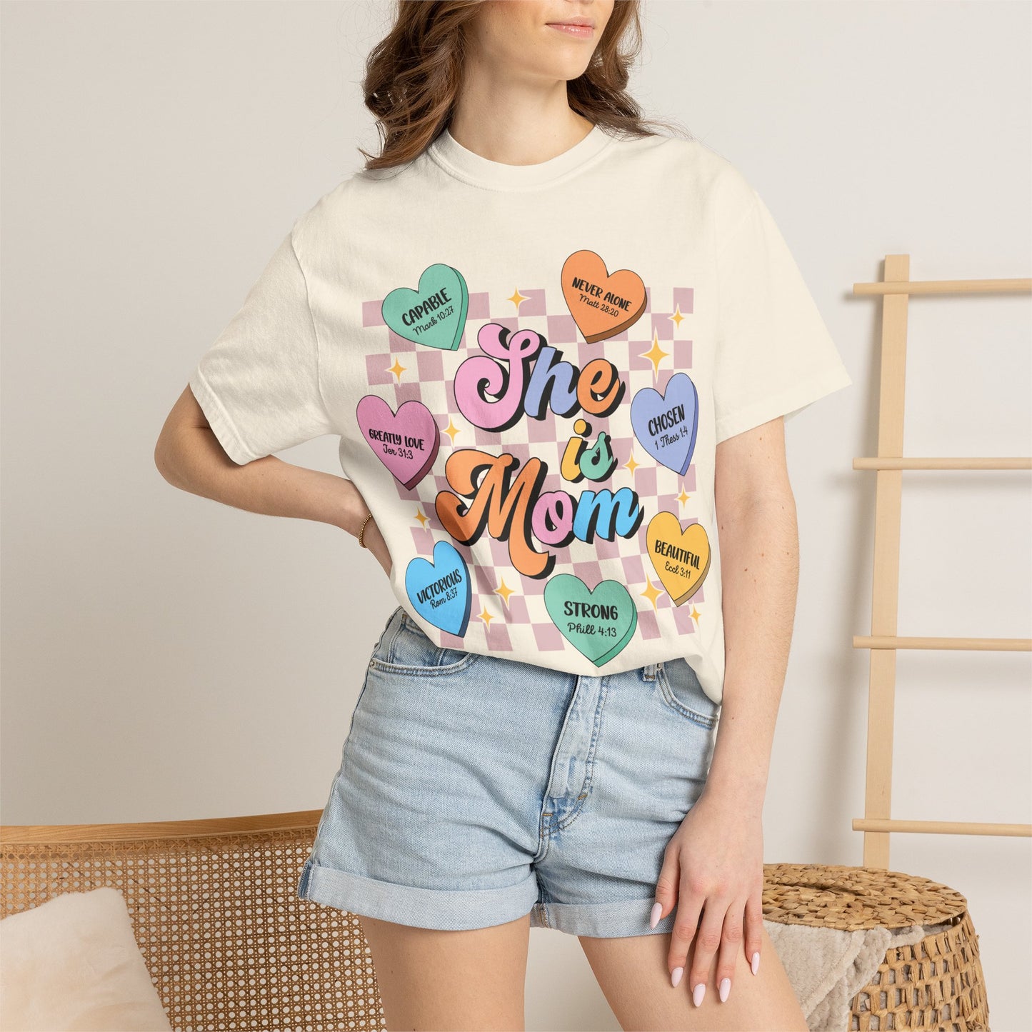 She is Mom Graphic T-Shirt