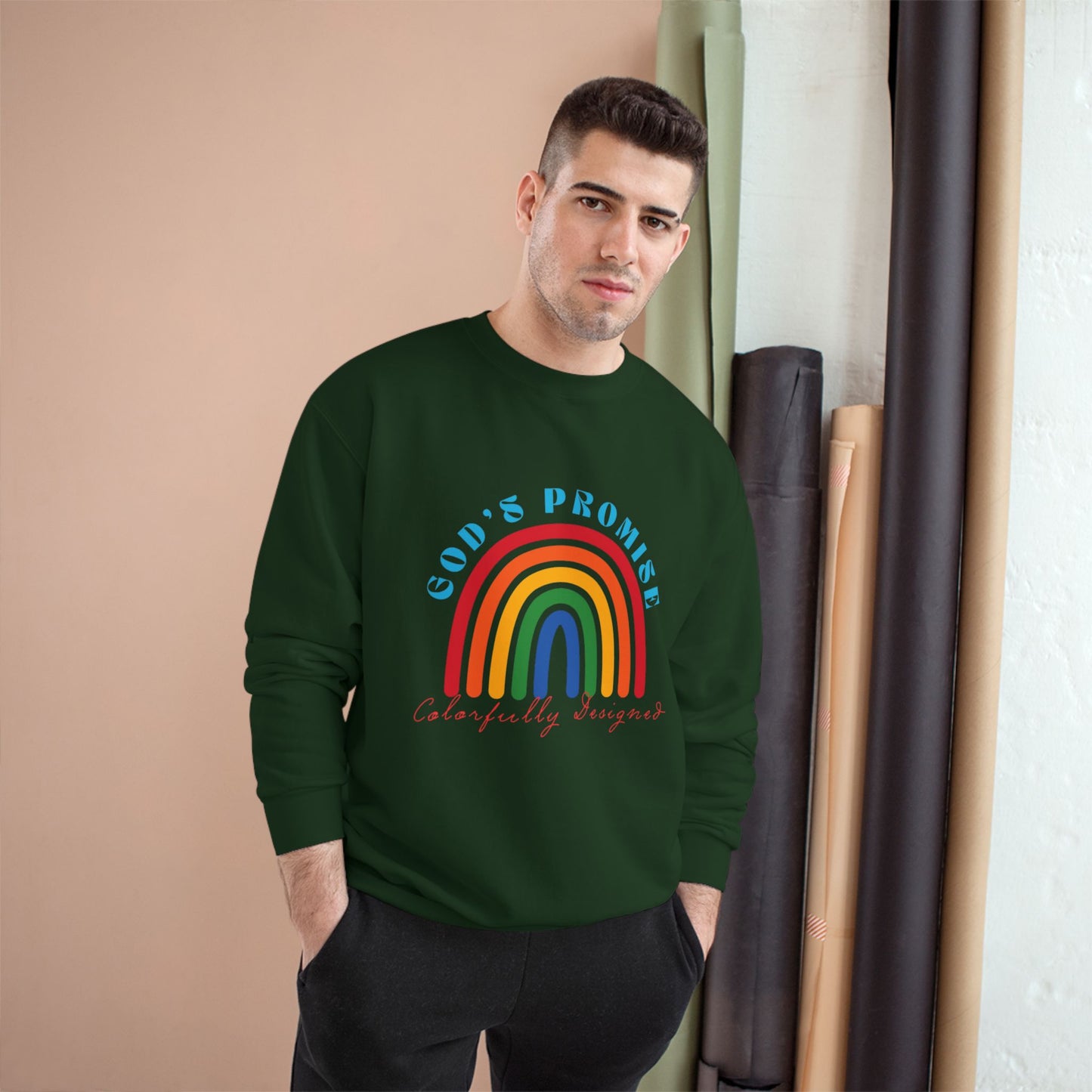 Rainbow Promise Champion Sweatshirt // unisex