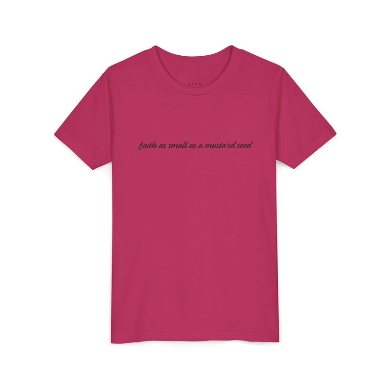 kid's faith as small as a mustard seed word // unisex