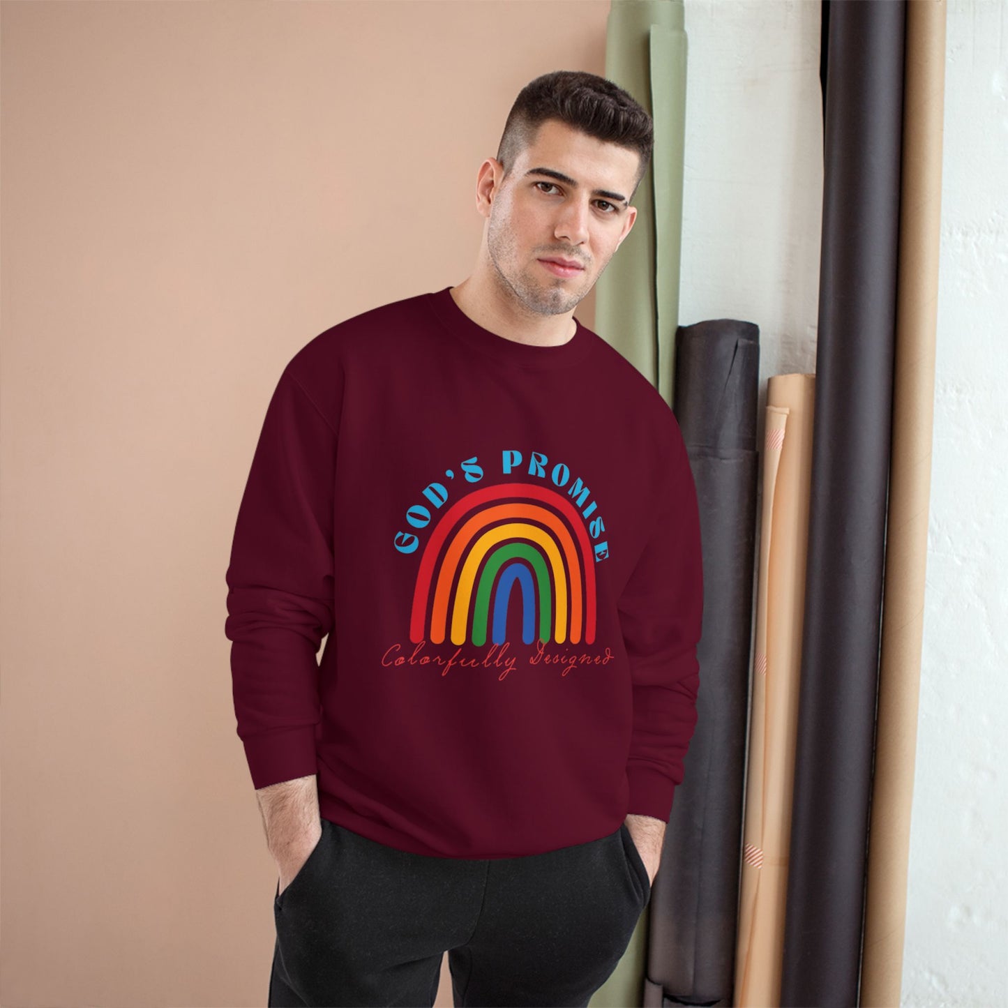 Rainbow Promise Champion Sweatshirt // unisex