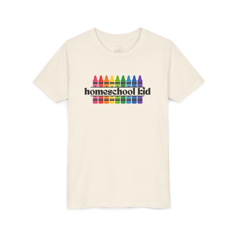 Homeschool Kid Crayon T-Shirt