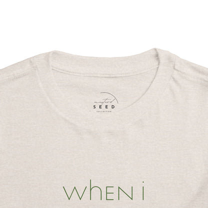 toddler’s When I Grow Up // unisex