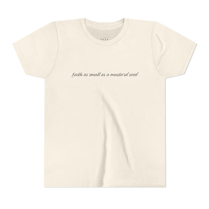 kid's faith as small as a mustard seed word // unisex