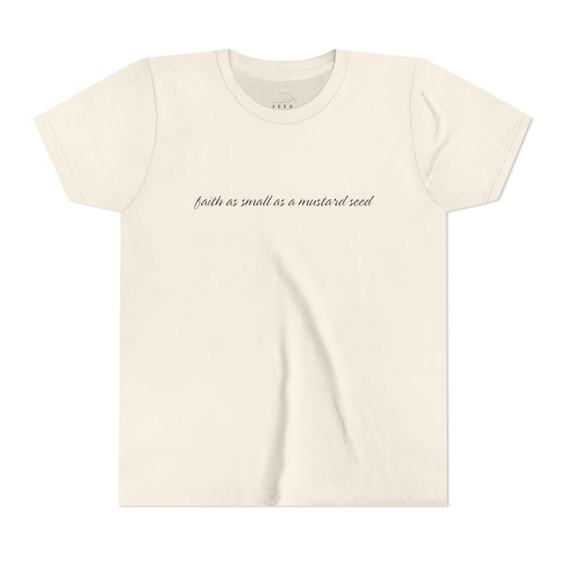 kid's faith as small as a mustard seed word // unisex