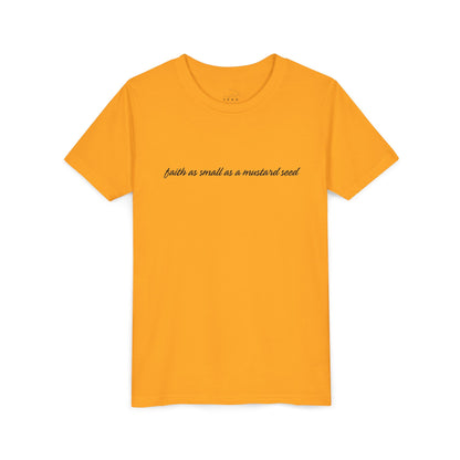 kid's faith as small as a mustard seed word // unisex