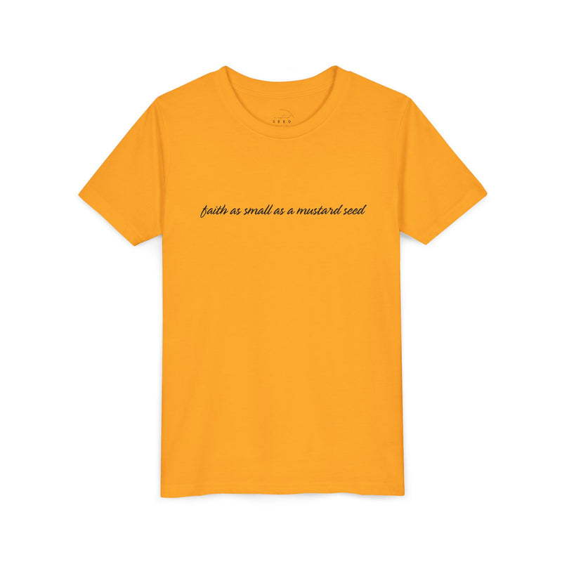 kid's faith as small as a mustard seed word // unisex