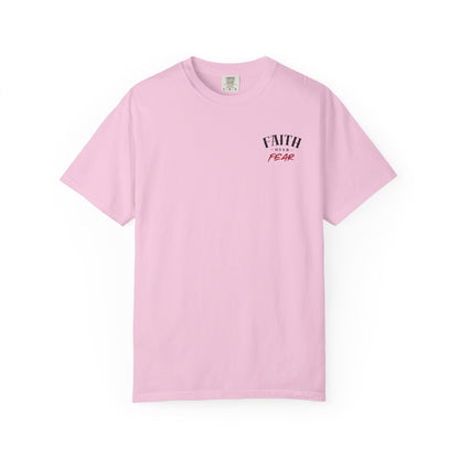 Faith Over Fear Comfort T-shirt - Unisex Garment-Dyed
