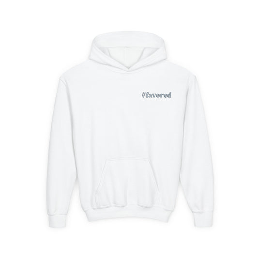 kid's #Favored embroidered hoodie// unisex