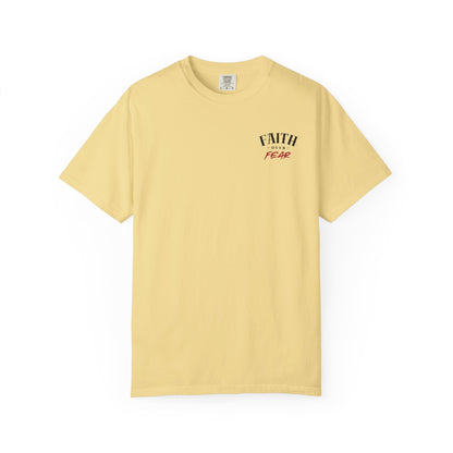 Faith Over Fear Comfort T-shirt - Unisex Garment-Dyed