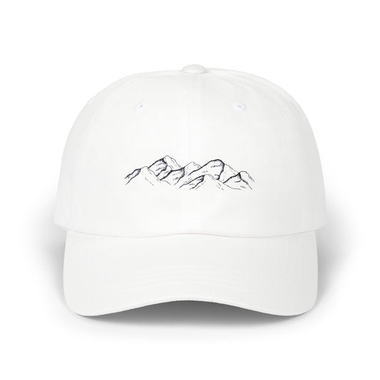 Moving Mountain Embroidered Cap // unisex