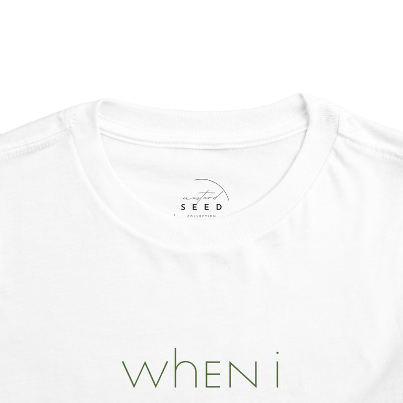 toddler’s When I Grow Up // unisex