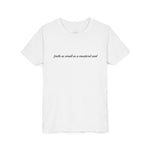 kid's faith as small as a mustard seed word // unisex