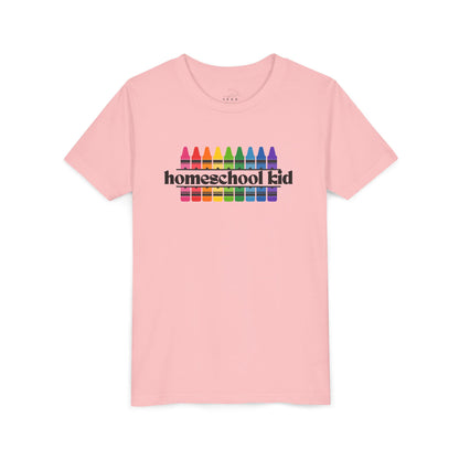 Homeschool Kid Crayon T-Shirt