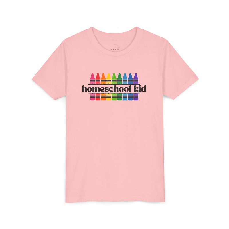 Homeschool Kid Crayon T-Shirt