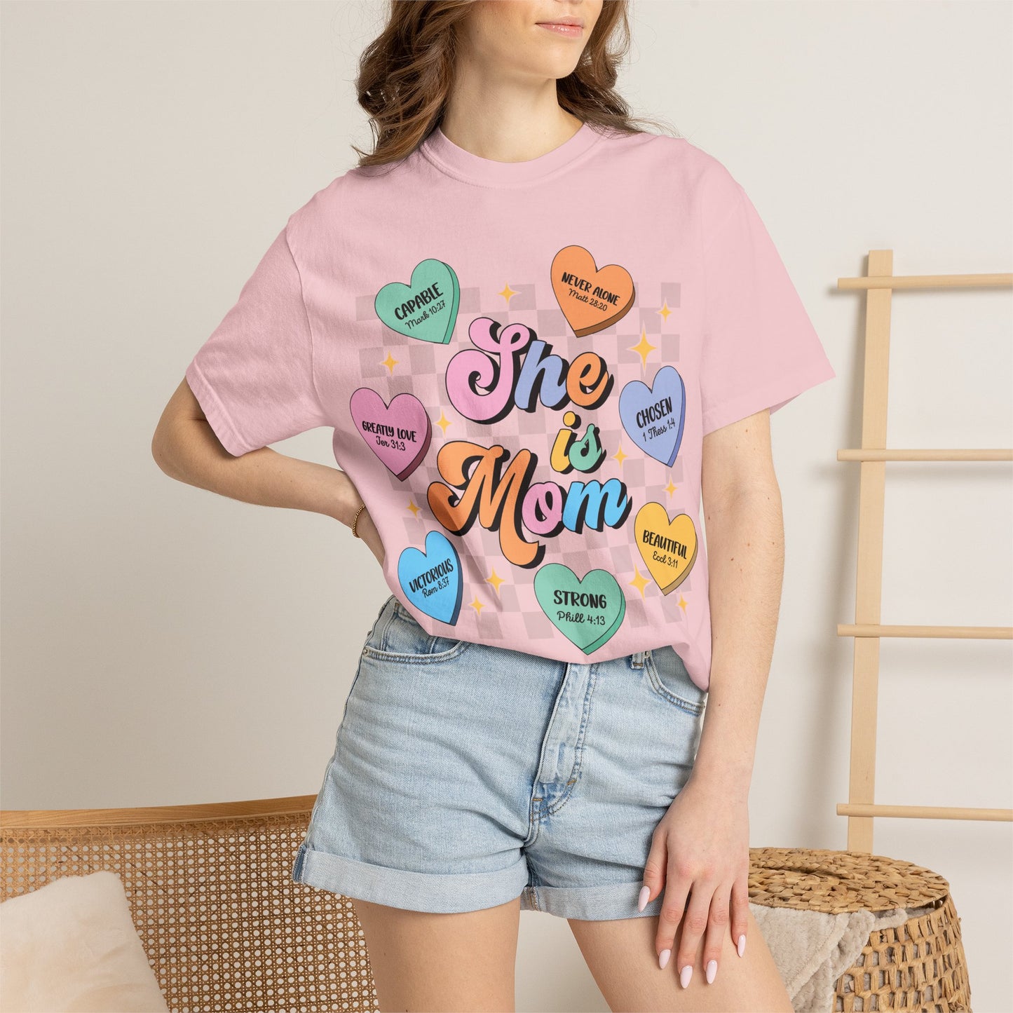 She is Mom Graphic T-Shirt