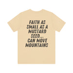 Mustard Seed Moves Mountains Christian T-Shirt – Super Soft Faith-Inspired Unisex Tee