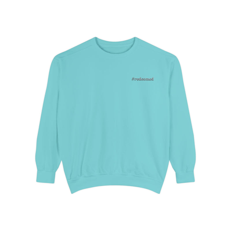 #redeemed Embroidered Sweatshirt// unisex