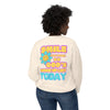 Smiley Face Wake Up List Sweatshirt // unisex