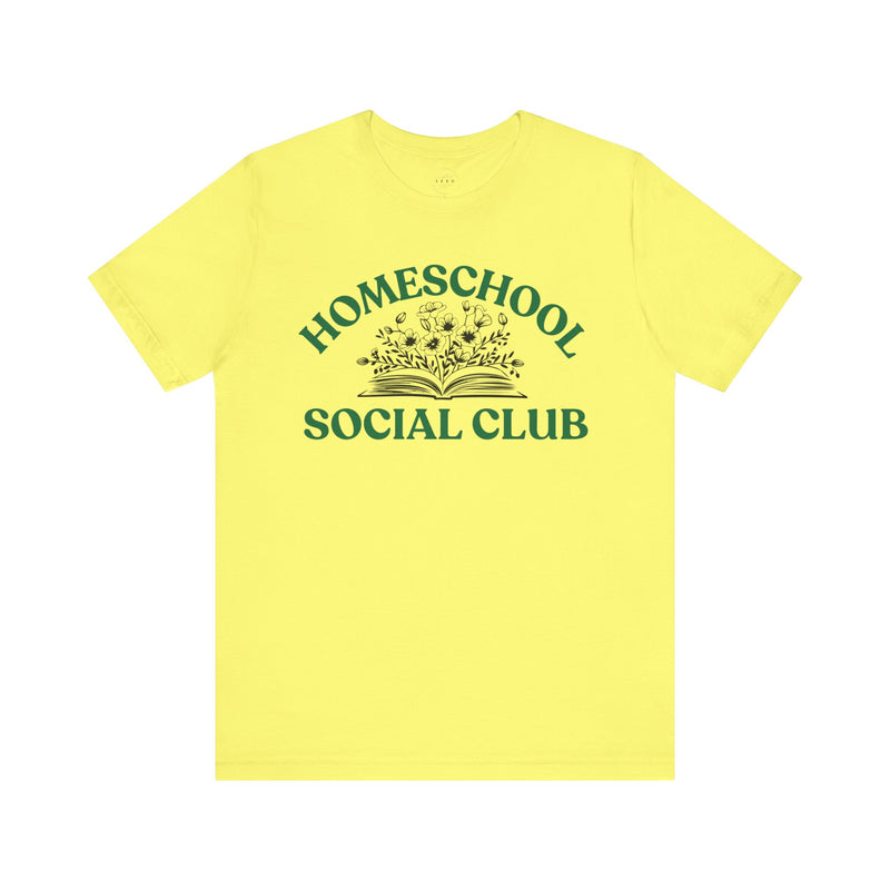 Homeschool Social Club Mom Tee - Unisex Jersey Short Sleeve