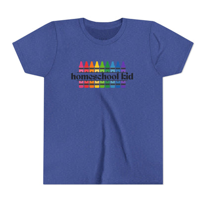 Homeschool Kid Crayon T-Shirt